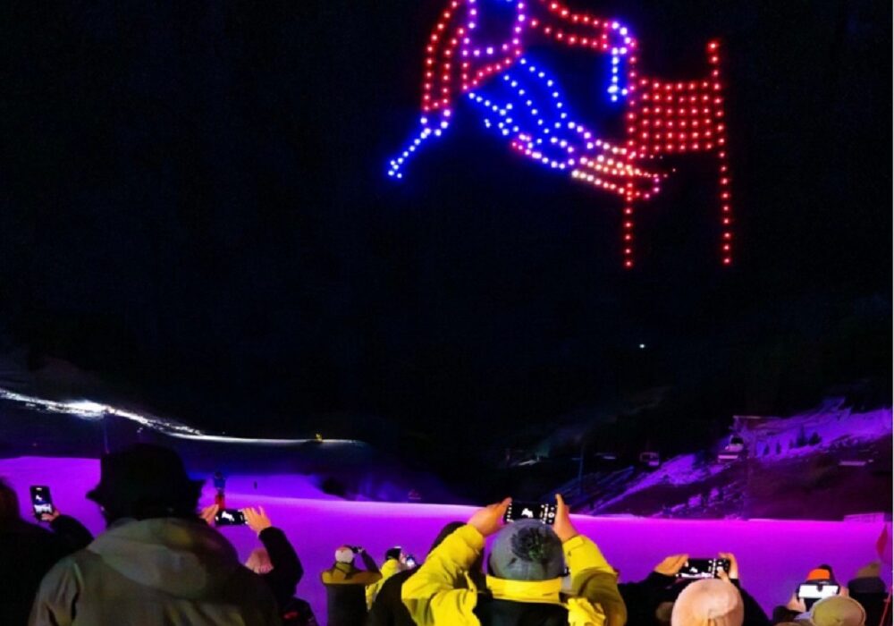 Allumee: drone-show in Orcières