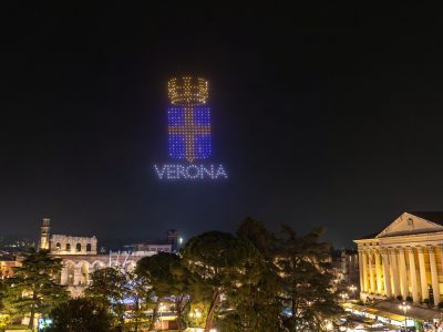 spettacolo droni Verona