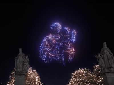 spettacolo droni Padova