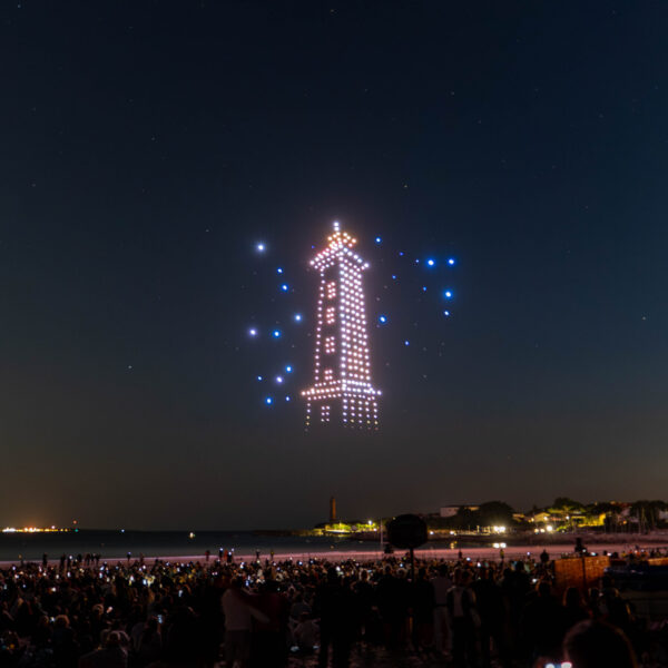 drone show in Saint-Georges-de-Didonne by Allumee