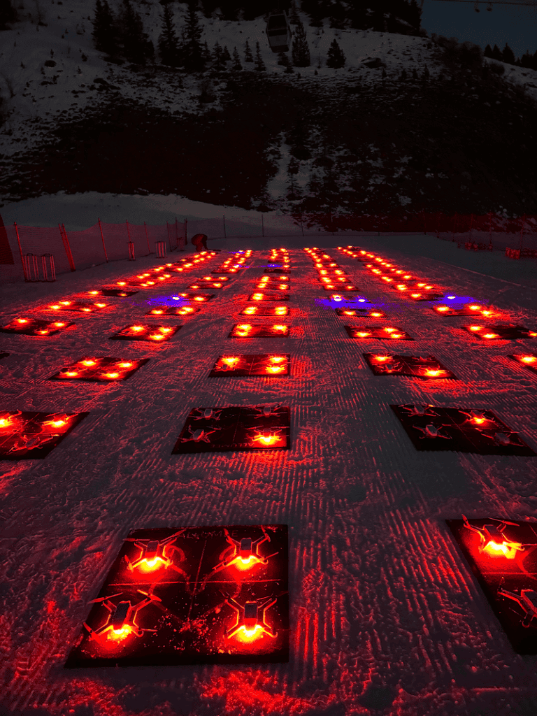 lancement des drones arcs 1800