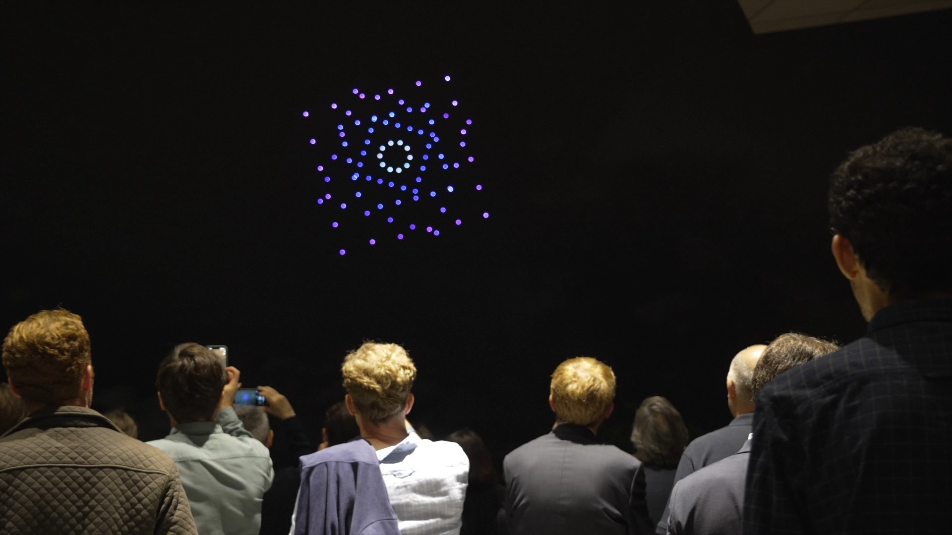 espectáculo con drones en Lyon