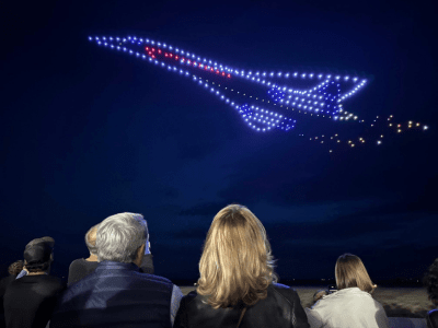 spectacle de drones Potez