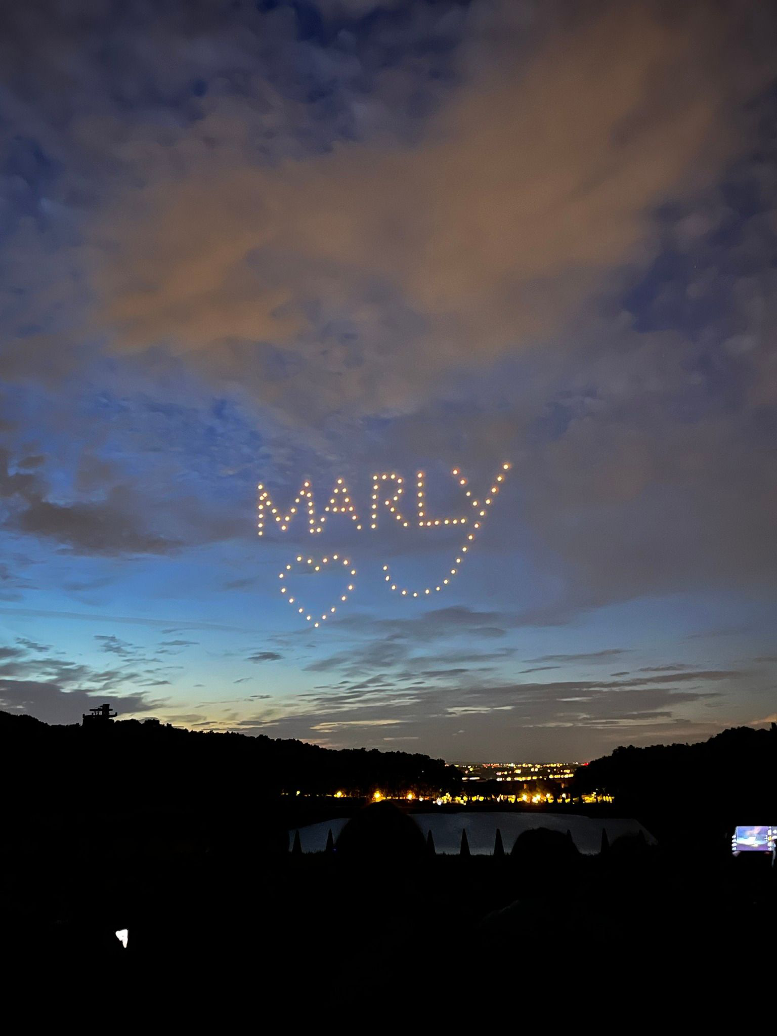 Spettacolo di droni Marly