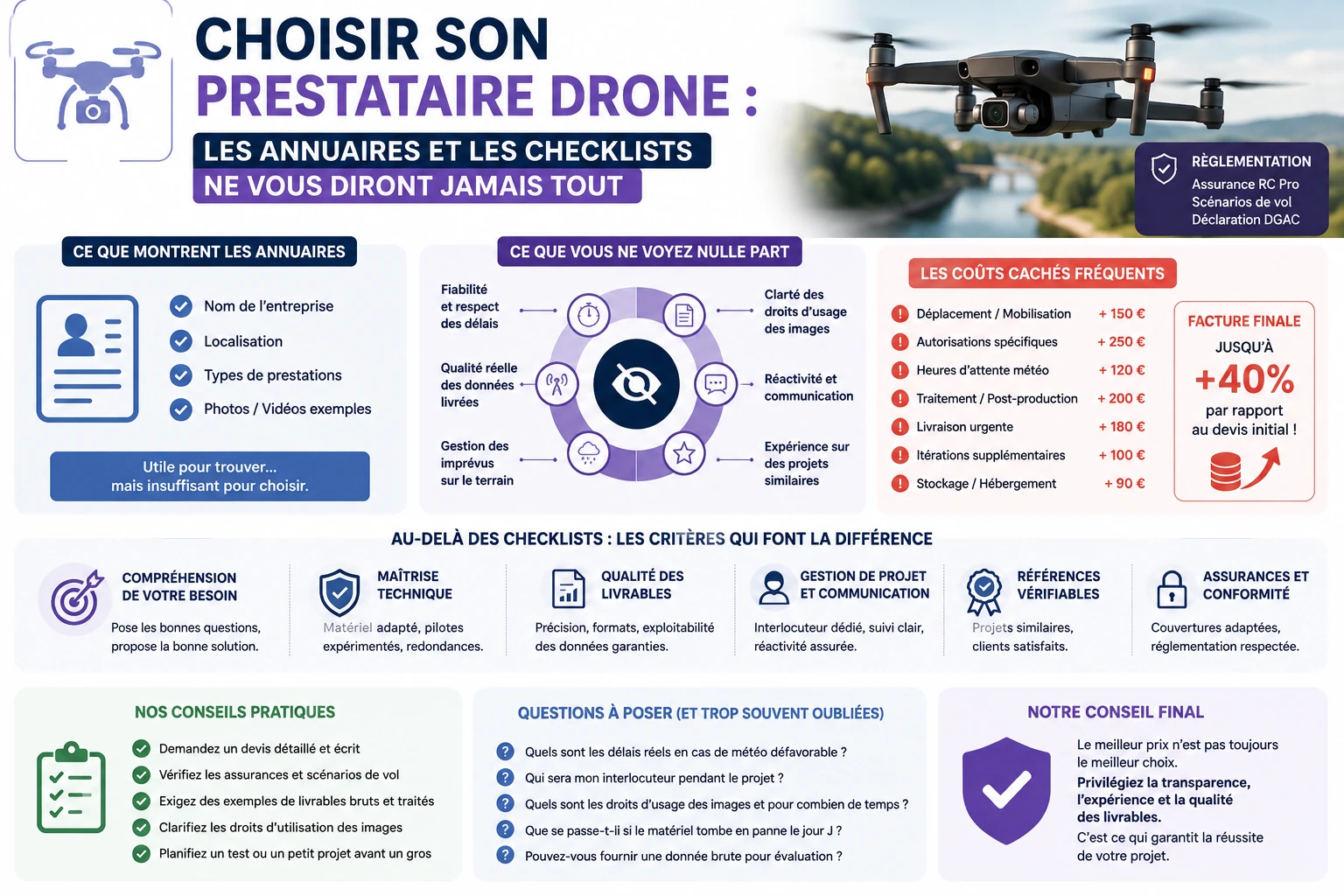 annuaire et checklists prestataire drone