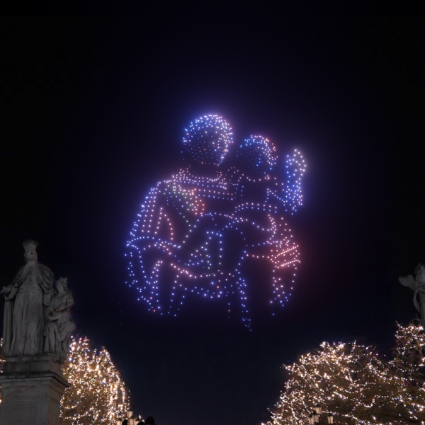 spettacolo droni Padova